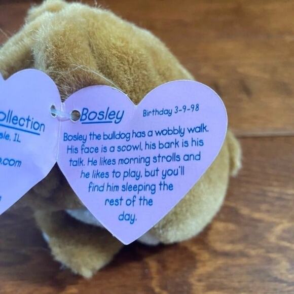 SWIBCO Puffkins Vintage 1990s "Bruno" Bull Plush - Picture 3 of 4